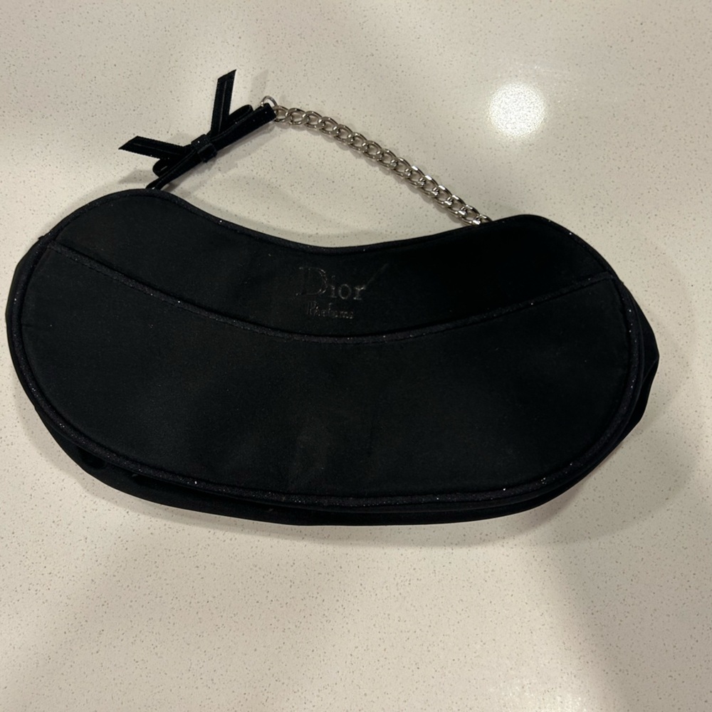 Dior perfume Black Clutch with Chain
